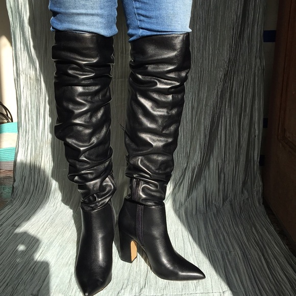NWT Express knee high faux leather boots size 7&8 - Picture 8 of 8